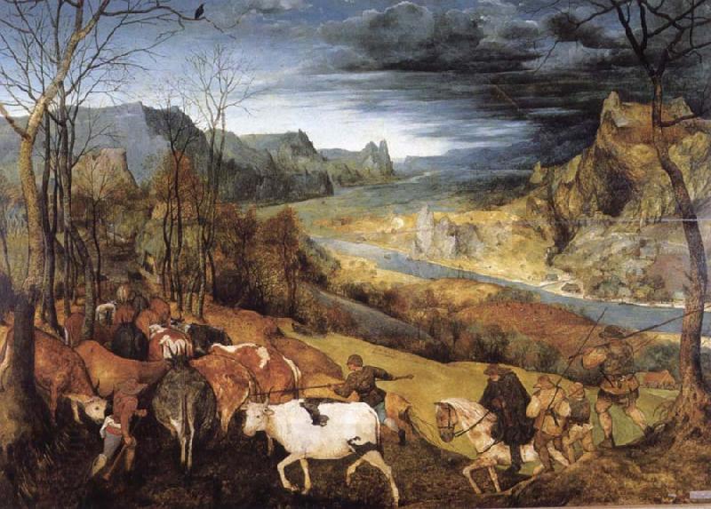 BRUEGEL, Pieter the Elder Return of the Herd China oil painting art